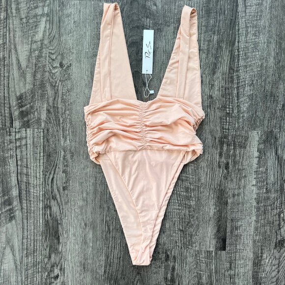 NWT Riot Swim Echo One Piece Peach Beach Size M - Picture 3 of 8